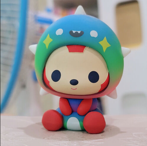 Hand made toys: Mini Green Red Cutie